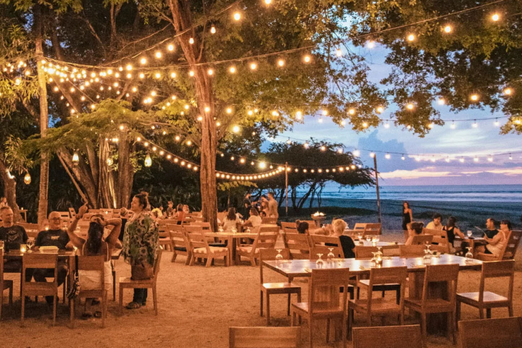 PANGAS BEACH CLUB at sunset